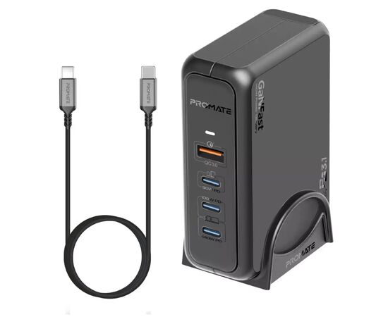 Зарядний пристрій Promate ganport-140w.black