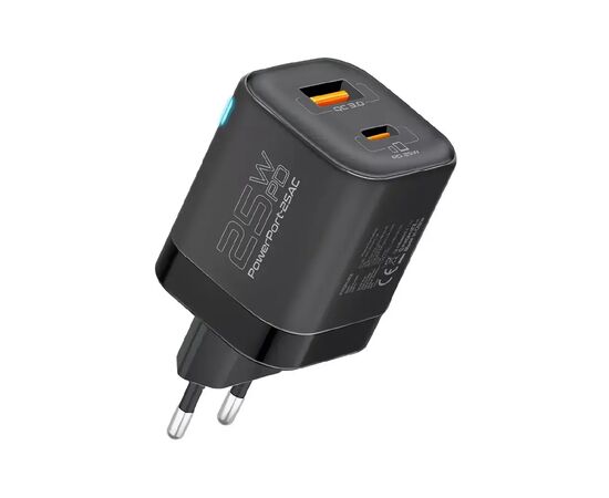 Зарядний пристрій Promate powerport-25ac.black