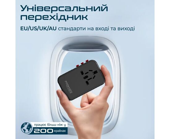 Зарядное устройство Promate tripmate-gan75, изображение 3 Зарядное устройство Promate tripmate-gan75, изображение 3