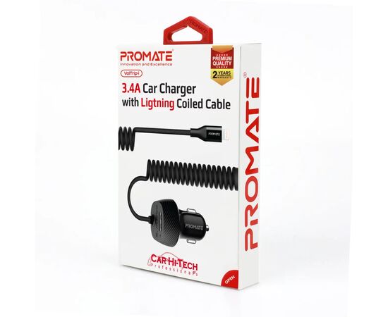 Зарядное устройство Promate voltrip-i.black, изображение 2 Зарядное устройство Promate voltrip-i.black, изображение 2