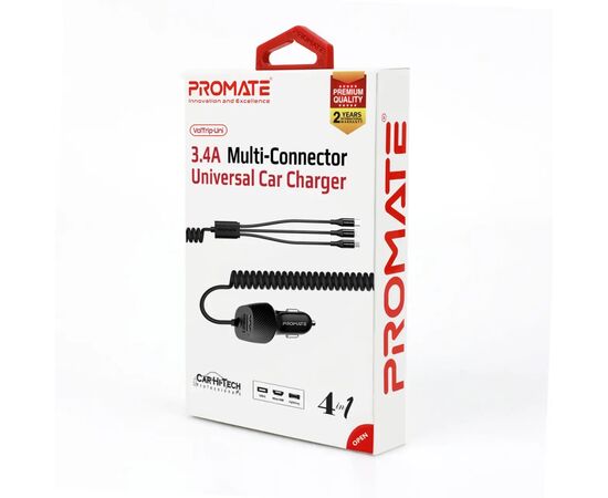 Зарядное устройство Promate voltrip-uni.black, изображение 2 Зарядное устройство Promate voltrip-uni.black, изображение 2