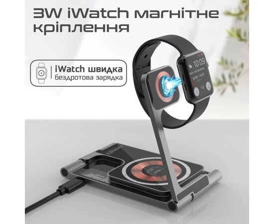 Зарядное устройство Promate aurafold-trio, изображение 6 Зарядное устройство Promate aurafold-trio, изображение 6