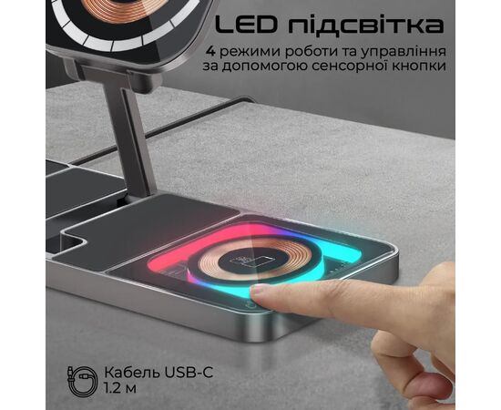 Зарядное устройство Promate auraslate-trio, изображение 8 Зарядное устройство Promate auraslate-trio, изображение 8