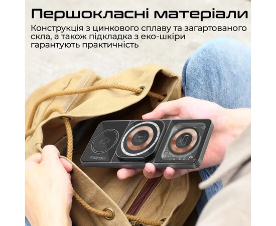 Зарядное устройство Promate auraslate-trio, изображение 9 Зарядное устройство Promate auraslate-trio, изображение 9