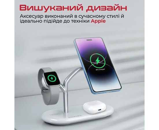 Зарядное устройство Promate synergy.white, изображение 8 Зарядное устройство Promate synergy.white, изображение 8