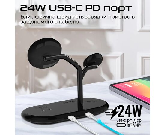 Зарядное устройство Promate synergy-pro.black, изображение 8 Зарядное устройство Promate synergy-pro.black, изображение 8