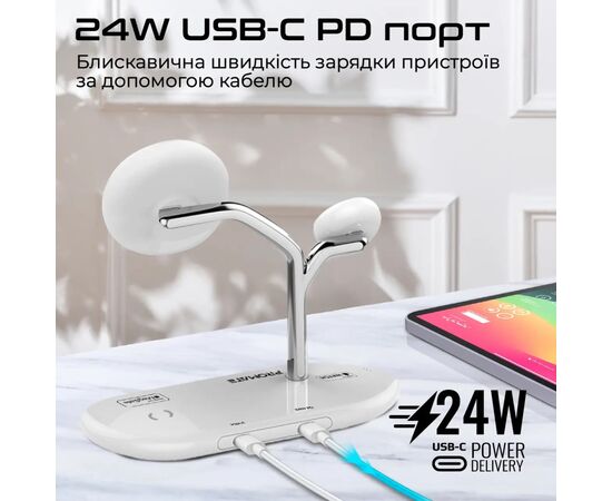 Зарядное устройство Promate synergy-pro.white, изображение 8 Зарядное устройство Promate synergy-pro.white, изображение 8