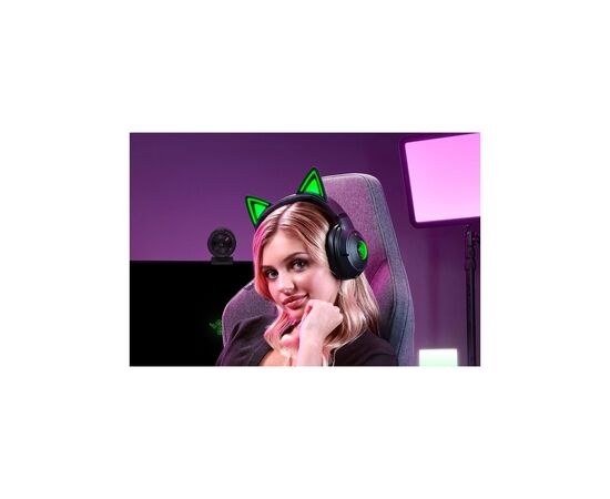 Наушники Razer Kraken Kitty V2 Bluetooth Black (RZ04-04860500-R3M1), изображение 9 Наушники Razer Kraken Kitty V2 Bluetooth Black (RZ04-04860500-R3M1), изображение 9