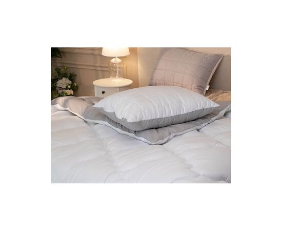 Одеяло Руно Grey White + 2 подушки 50х70, 200 х 220 (925.52_Grey White), изображение 3 Одеяло Руно Grey White + 2 подушки 50х70, 200 х 220 (925.52_Grey White), изображение 3
