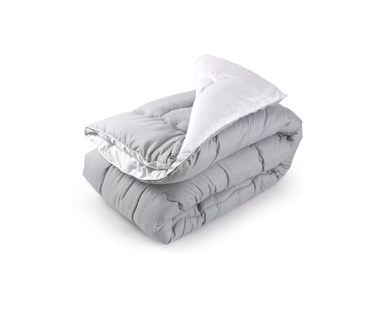 Ковдра Руно зимова силіконова Grey White 200 х 220 (322.52_Grey White)