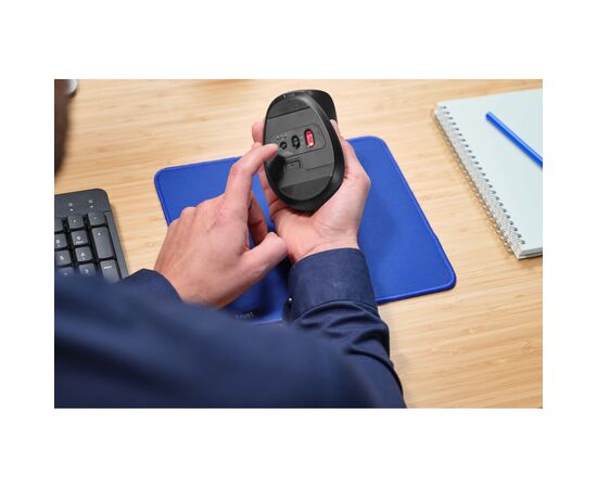 Мышка Trust Bayo + Ergonomic Wireless/Bluetooth Black (25146), изображение 6 Мышка Trust Bayo + Ergonomic Wireless/Bluetooth Black (25146), изображение 6