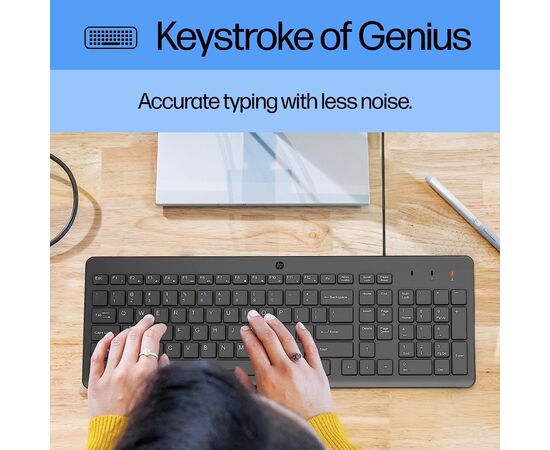 Комплект HP 150 USB Black (240J7AA), изображение 3 Комплект HP 150 USB Black (240J7AA), изображение 3