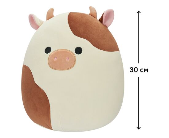 Мягкая игрушка Squishmallows Коровка Ронни 30 см (SQCR04170), изображение 4