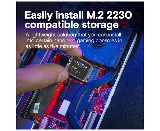 Накопитель SSD M.2 2230 2TB P310 Micron (CT2000P310SSD2), изображение 6 Накопитель SSD M.2 2230 2TB P310 Micron (CT2000P310SSD2), изображение 6