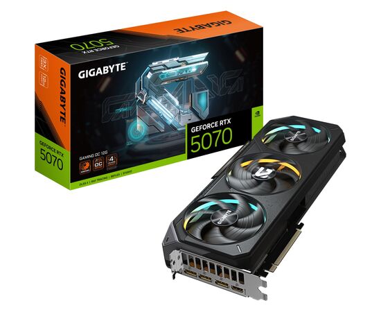 Видеокарта GIGABYTE GeForce RTX5070 12Gb GAMING OC (GV-N5070GAMING OC-12GD), изображение 10 Видеокарта GIGABYTE GeForce RTX5070 12Gb GAMING OC (GV-N5070GAMING OC-12GD), изображение 10