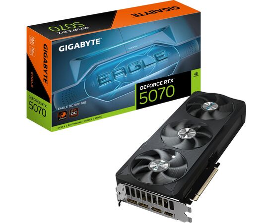 Видеокарта GIGABYTE GeForce RTX5070 12Gb EAGLE OC SFF (GV-N5070EAGLE OC-12GD), изображение 10 Видеокарта GIGABYTE GeForce RTX5070 12Gb EAGLE OC SFF (GV-N5070EAGLE OC-12GD), изображение 10