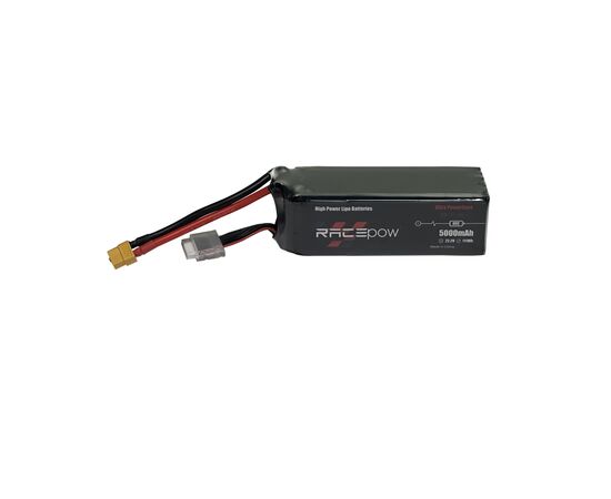 Аккумулятор для дрона RacePow 5000mAh 6S 80C (5000mAh-6S-80C), изображение 2 Аккумулятор для дрона RacePow 5000mAh 6S 80C (5000mAh-6S-80C), изображение 2