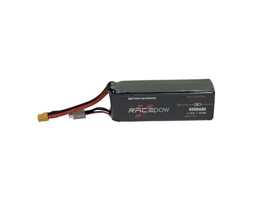 Аккумулятор для дрона RacePow 6000mAh 6S 80C (6000mAh-6S-80C), изображение 2 Аккумулятор для дрона RacePow 6000mAh 6S 80C (6000mAh-6S-80C), изображение 2