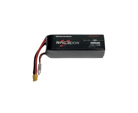 Аккумулятор для дрона RacePow 6000mAh 6S 80C (6000mAh-6S-80C)