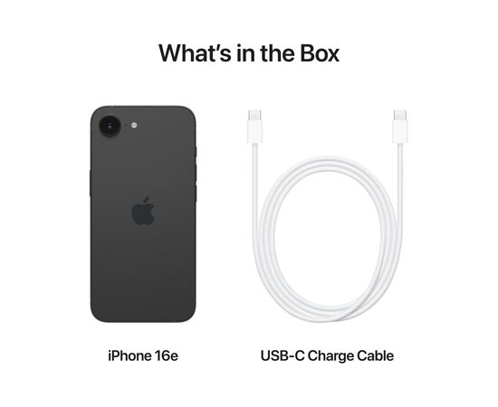 Мобільний телефон Apple iPhone 16e 512GB Black (MD1X4), зображення 9 Мобільний телефон Apple iPhone 16e 512GB Black (MD1X4), зображення 9