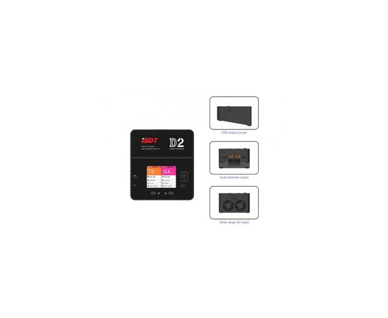 Зарядное устройство для дрона iSDT D2 MK2 Battery Charger (D2MK2), изображение 2 Зарядное устройство для дрона iSDT D2 MK2 Battery Charger (D2MK2), изображение 2
