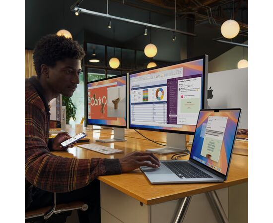 Ноутбук Apple MacBook Air 13 M4 A3241 Sky Blue (MC7C4UA/A), изображение 11 Ноутбук Apple MacBook Air 13 M4 A3241 Sky Blue (MC7C4UA/A), изображение 11