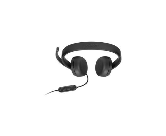Наушники Lenovo USB-A Wired Stereo Headset Gen 2 Black (4XD1P83425), изображение 5