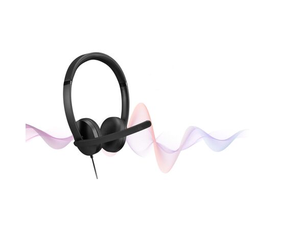 Наушники Lenovo USB-A Wired Stereo Headset Gen 2 Black (4XD1P83425), изображение 7