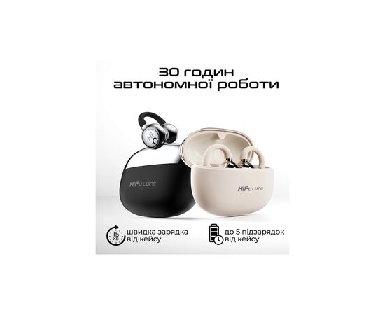 Наушники HiFuture FlexClip Black (flexclip.black), изображение 8 Наушники HiFuture FlexClip Black (flexclip.black), изображение 8