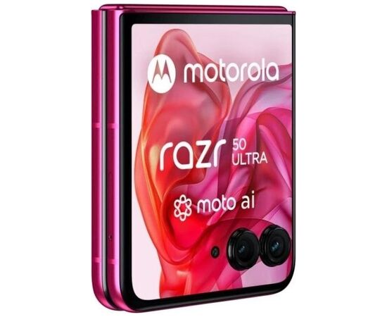 Мобильный телефон Motorola Razr 50 Ultra 12/512GB Hot Pink (PB1T0103RS), изображение 10 Мобильный телефон Motorola Razr 50 Ultra 12/512GB Hot Pink (PB1T0103RS), изображение 10