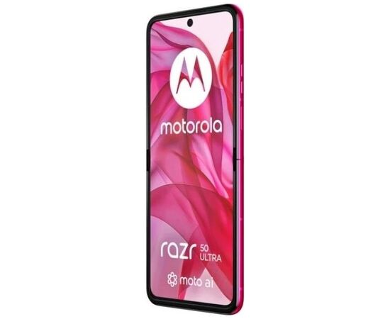 Мобильный телефон Motorola Razr 50 Ultra 12/512GB Hot Pink (PB1T0103RS), изображение 4 Мобильный телефон Motorola Razr 50 Ultra 12/512GB Hot Pink (PB1T0103RS), изображение 4