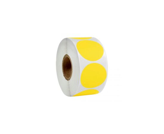 Етикетка UKRMARK термо ECO 38x38/ 0.1тис, коло, жовтий (900389)