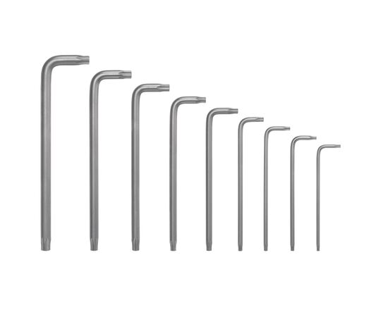 Ключ Bosch шестигранный, набор 9шт, T8-T40 (1.600.A02.Z9C), изображение 2