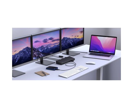 Порт-реплікатор Belkin USB-C Universal Triple Display Dock (INC007VFBK), зображення 8 Порт-реплікатор Belkin USB-C Universal Triple Display Dock (INC007VFBK), зображення 8