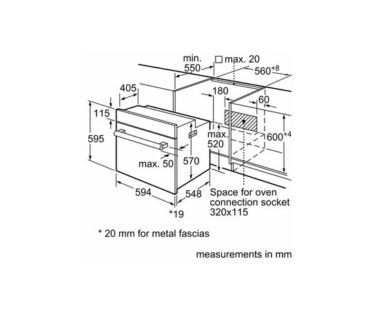 Духова шафа Bosch HBF 512 BS1T (HBF512BS1T), зображення 7 Духова шафа Bosch HBF 512 BS1T (HBF512BS1T), зображення 7