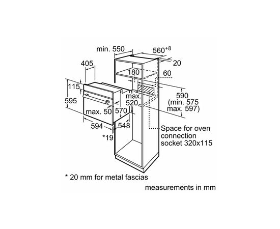 Духова шафа Bosch HBF 512 BS1T (HBF512BS1T), зображення 8 Духова шафа Bosch HBF 512 BS1T (HBF512BS1T), зображення 8