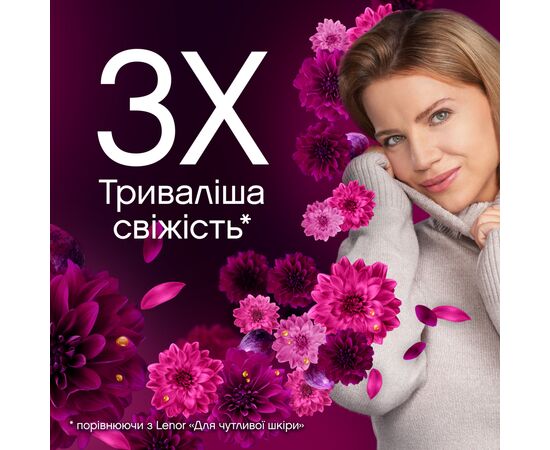 Кондиционер для белья Lenor Бриллиантовый инжир и вода лотоса 1200 мл (8006540909300), изображение 4 Кондиционер для белья Lenor Бриллиантовый инжир и вода лотоса 1200 мл (8006540909300), изображение 4