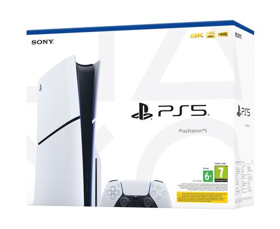 Игровая консоль Sony PlayStation 5 Blu-Ray SLIM Edition 1TB (CHASSIS_EMAE), изображение 8 Игровая консоль Sony PlayStation 5 Blu-Ray SLIM Edition 1TB (CHASSIS_EMAE), изображение 8