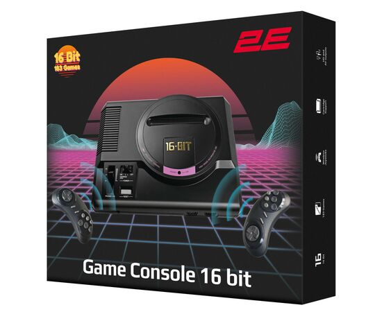 Ігрова консоль 2E 16bit HDMI (2 бездротових геймпада, 188 ігор) (2E16BHDWS188), зображення 10 Ігрова консоль 2E 16bit HDMI (2 бездротових геймпада, 188 ігор) (2E16BHDWS188), зображення 10