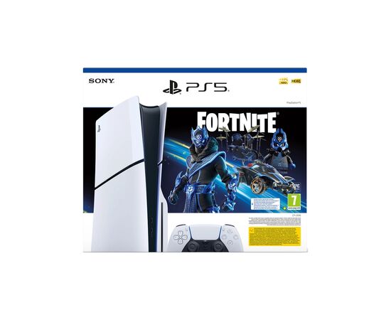 Игровая консоль Sony Playstation 5 Blu-Ray SLIM Edition 1TB (Fortnite Cobalt Star Bundle) (1000045165), изображение 2 Игровая консоль Sony Playstation 5 Blu-Ray SLIM Edition 1TB (Fortnite Cobalt Star Bundle) (1000045165), изображение 2
