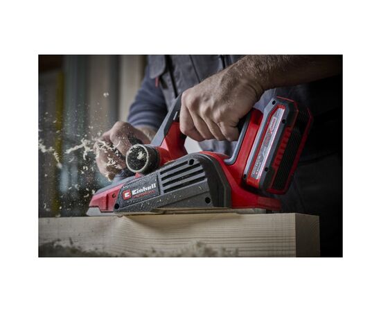 Электрорубанок Einhell TP-PL 18/3 Li BL - Solo PXC 18V, 82мм, до 2мм (без АКБ и ЗУ) (4345405), изображение 8 Электрорубанок Einhell TP-PL 18/3 Li BL - Solo PXC 18V, 82мм, до 2мм (без АКБ и ЗУ) (4345405), изображение 8