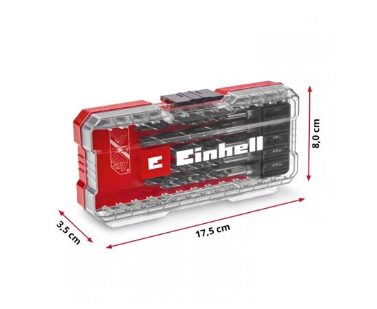 Набір свердл Einhell по дереву 10шт, 3-8мм, кейс (108733), зображення 10 Набір свердл Einhell по дереву 10шт, 3-8мм, кейс (108733), зображення 10