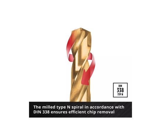 Набір свердл Einhell по металу 19шт, 1-10мм, кейс (427019), зображення 5