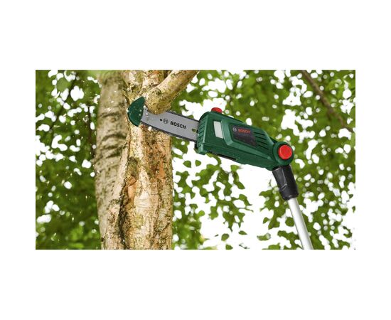 Цепная пила Bosch UniversalChainPole 18V, 210-260см, шина 20см (без АКБ и ЗУ) (0.600.8B3.101), изображение 2 Цепная пила Bosch UniversalChainPole 18V, 210-260см, шина 20см (без АКБ и ЗУ) (0.600.8B3.101), изображение 2