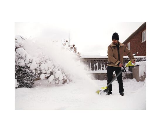 Снегоуборщик Ryobi ONE+ RY18ST25A-140, 18V, 4Ah, ширина 25см, выброс 6м, глубина 15см (5133006235), изображение 9 Снегоуборщик Ryobi ONE+ RY18ST25A-140, 18V, 4Ah, ширина 25см, выброс 6м, глубина 15см (5133006235), изображение 9