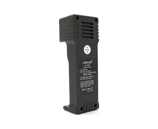 Зарядное устройство для аккумуляторов Liitokala 1 Slot, LED disp, USB, Li-ion/3.7V/3.8V, Li-Fe/3.2V, Ni-MH/1.2V (Lii-100C), изображение 2 Зарядное устройство для аккумуляторов Liitokala 1 Slot, LED disp, USB, Li-ion/3.7V/3.8V, Li-Fe/3.2V, Ni-MH/1.2V (Lii-100C), изображение 2