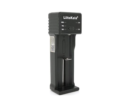 Зарядное устройство для аккумуляторов Liitokala 1 Slot, LED disp, USB, Li-ion/3.7V/3.8V, Li-Fe/3.2V, Ni-MH/1.2V (Lii-100C)
