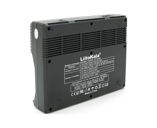 Зарядное устройство для аккумуляторов Liitokala 4 Slots+2, Ni-MH/Ni-CdAA,AAA,C, +Крона, Li-ion/IMR32650,21700,18650 (Lii-D4XL), изображение 3 Зарядное устройство для аккумуляторов Liitokala 4 Slots+2, Ni-MH/Ni-CdAA,AAA,C, +Крона, Li-ion/IMR32650,21700,18650 (Lii-D4XL), изображение 3