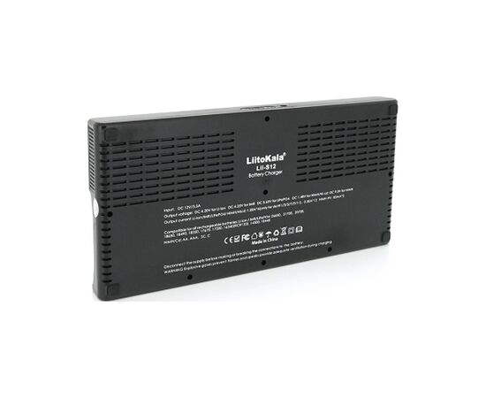Зарядное устройство для аккумуляторов Liitokala 12 Slots+2, Ni-Mh/Li-ion/LiFePo4/Крона, LED+LCD (Lii-S12), изображение 3 Зарядное устройство для аккумуляторов Liitokala 12 Slots+2, Ni-Mh/Li-ion/LiFePo4/Крона, LED+LCD (Lii-S12), изображение 3