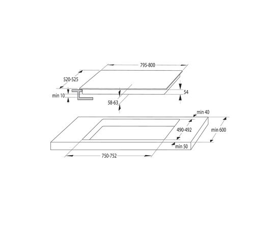 Варочная поверхность Gorenje GI8421BSC, изображение 12 Варочная поверхность Gorenje GI8421BSC, изображение 12